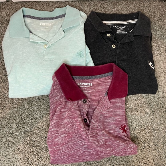 Express Shirts Mens Express Polos Bundle Of 3 Poshmark